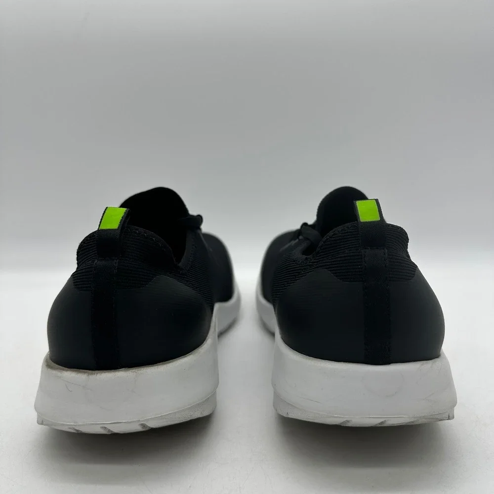 OOFOS 08012024-12 Mens 9 OOmg Sport LS Low Black/White Slip On Recovery Shoes